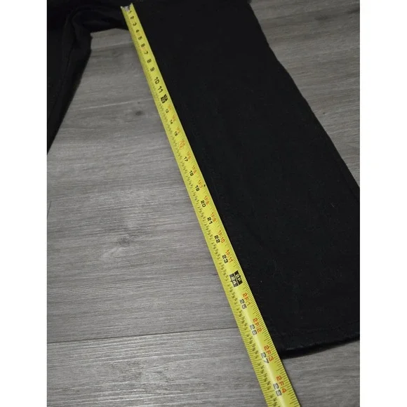 Levi's 502 Regular Fit Jeans Boys 12 Reg Black Denim Stretct Adjustable waist - Picture 7 of 10